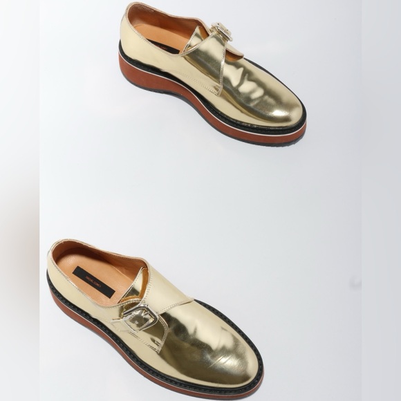 Rachel Comey Gold Chucky Loafers - Picture 1 of 10